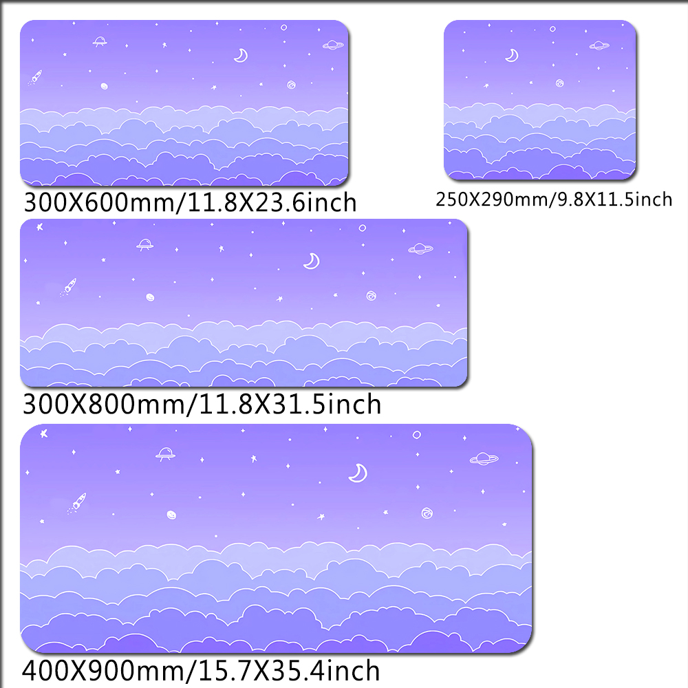 Mouse Pad Cute Aesthetic Big xxl Large Kawaii women Desk Mouse pads Anime Computer Mat Office Mousepad 900x400 Pink Gamer Pc: XS / Khaki