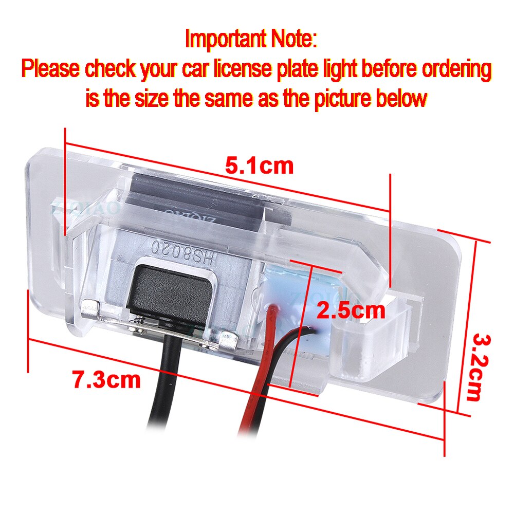 Ziqiao voor bmw 1- serie  e82 3 -serie  e90 e91 5- serie  e39 x1 x3 nachtzicht dynamische achteruitrijcamera  hs023