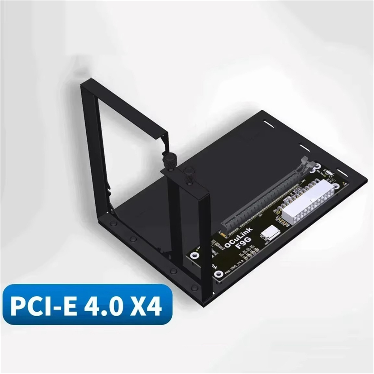 F9G-BK7 EGPU OCuLink GPU Dock PCIe4.0 X4 Notebook Laptop to External Video Graphics Card M.2 OcuLink to PCIE X16 Adapter