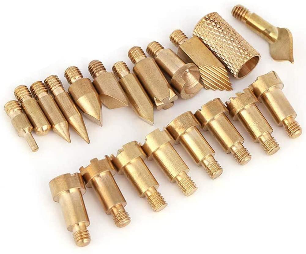 28PCS/61PCS DIY pieces of wood burning soldering iron tip wood burning tool kit engraving embossing / heat transfer gourd craft