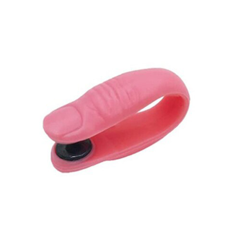 Magnetische Finger gemeinsam Tiger Punkt Massage Clip Hand Meridian Massagegerät Akupressur Clip Für Daumen Kopfschmerzen Durchblutung: transparent