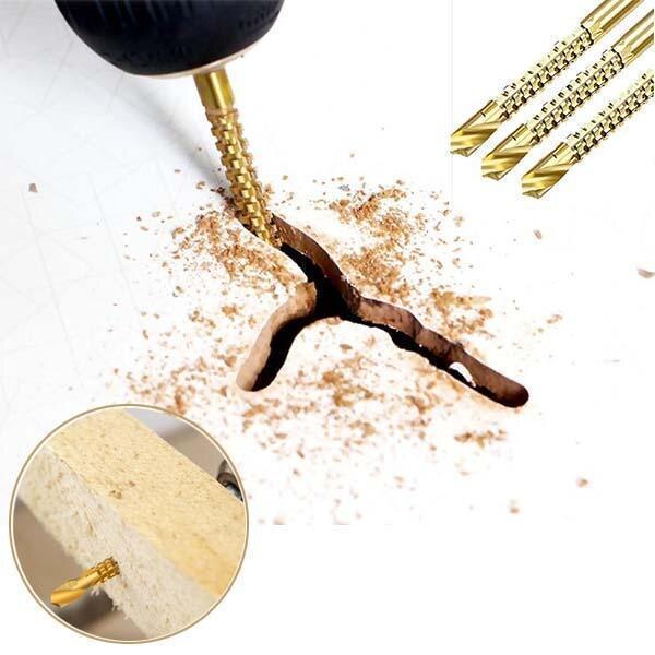 6 teile/satz Multifunktionale Bohrer Hohe Geschwindigkeit Stahl Gewinde Spiral- Schraube metrisch Verbund Tippen Bohrer klopfen Twist bohrer einstellen