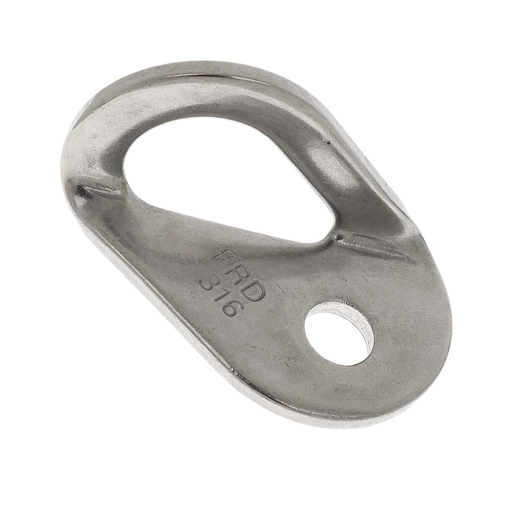 30KN Durable Mountaineering Rock Climbing Caving Anchor Bolt Hanger Plate Silver