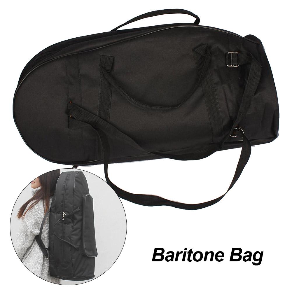 Bærbar baritonpose euphonium gig taske baritone taske letvægts åndbar messing blæseinstrument tilbehør