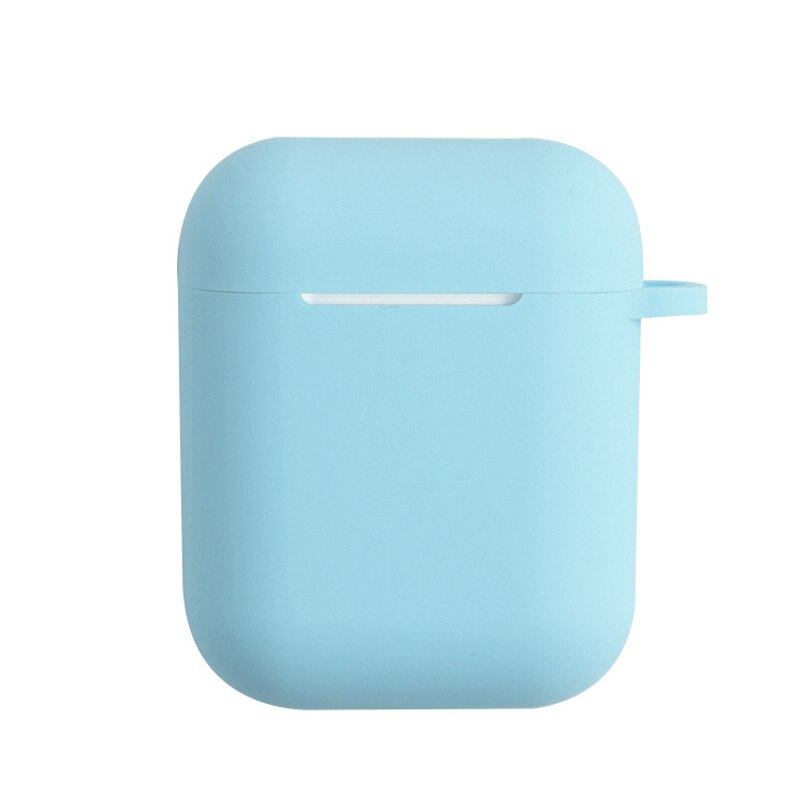 I12 TWS caso del auricular Bluetooth inalámbrico parachoques i9s i10 i9 i11 TWS i12TWS casos suave TPU de protección cubiertas para auriculares: Light blue