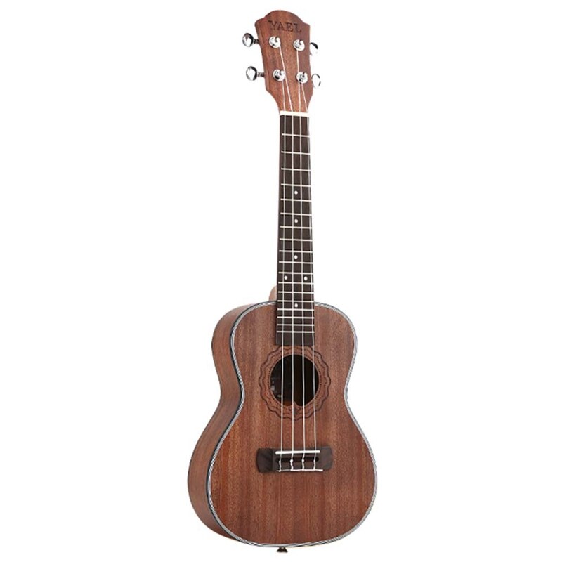 YAEL 26Inch Sapele Ukulele 4 Strings Hawaiian Ukulele Acoustic Guitar Mini Guitarra For Beginner Kids: Default Title