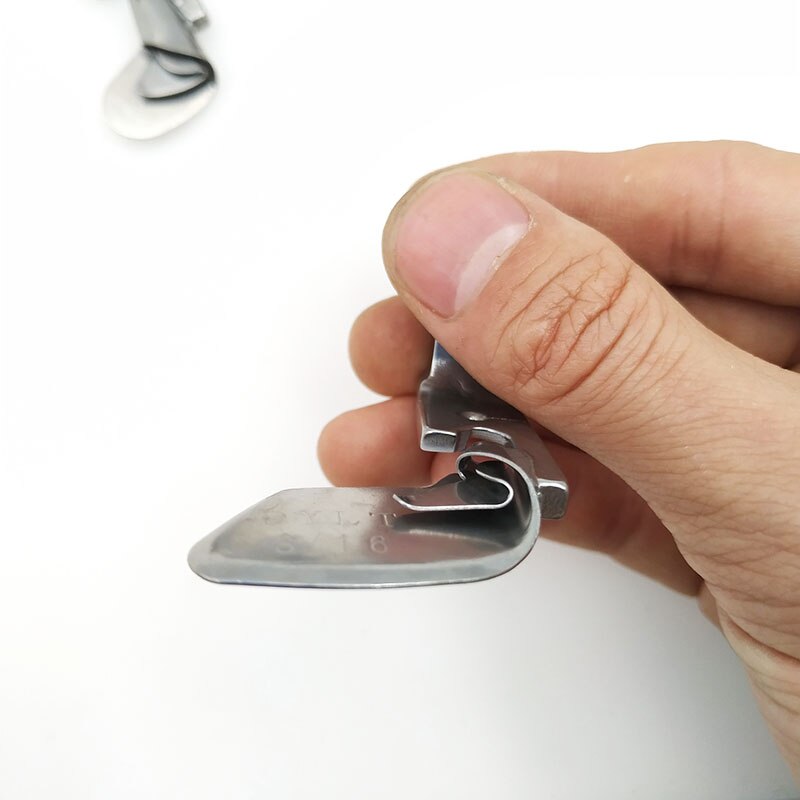 Industrail-pies de dobladillo para máquina de coser, para tela fina, gasa, seda, dobladillo de la falda
