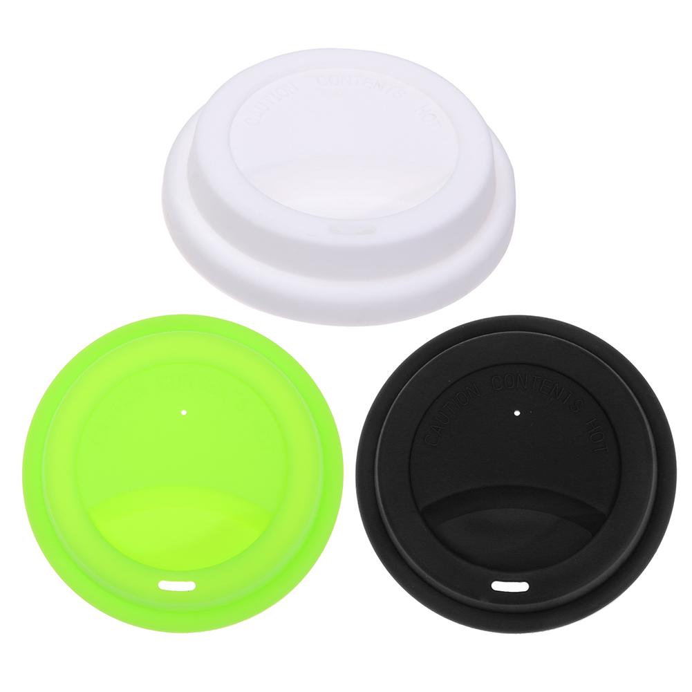 Tapas elásticas de silicona reutilizables para alimentos frescos, cubiertas elásticas de aislamiento antipolvo, para sellar té y café, 9cm