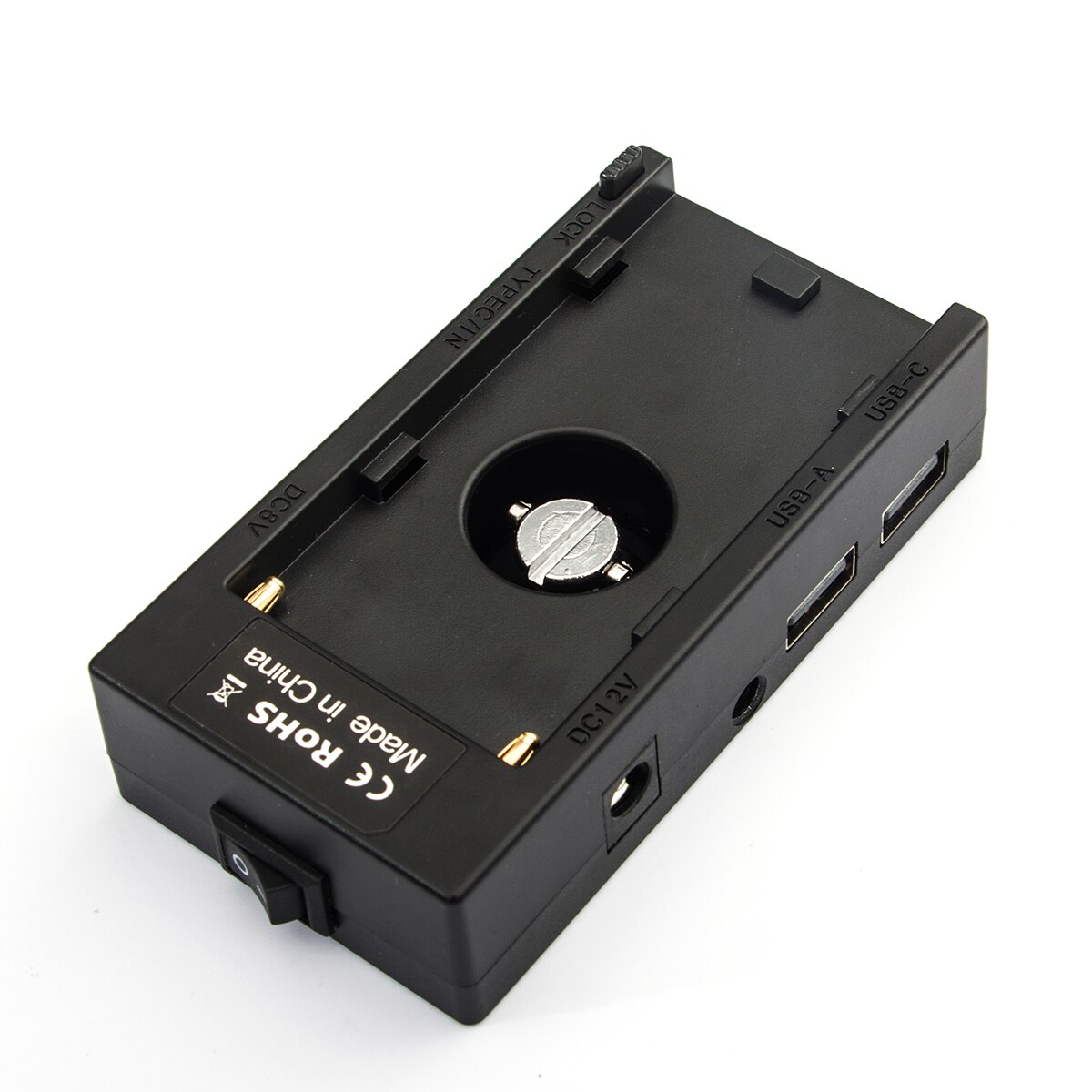 Batterie Montieren Platte Netzteil + 1/4 Heißer Schuh Adapter + DC Kabel + Typ-C USB C Kabel Bausatz für Sony F970 F770 F750 F550 F330