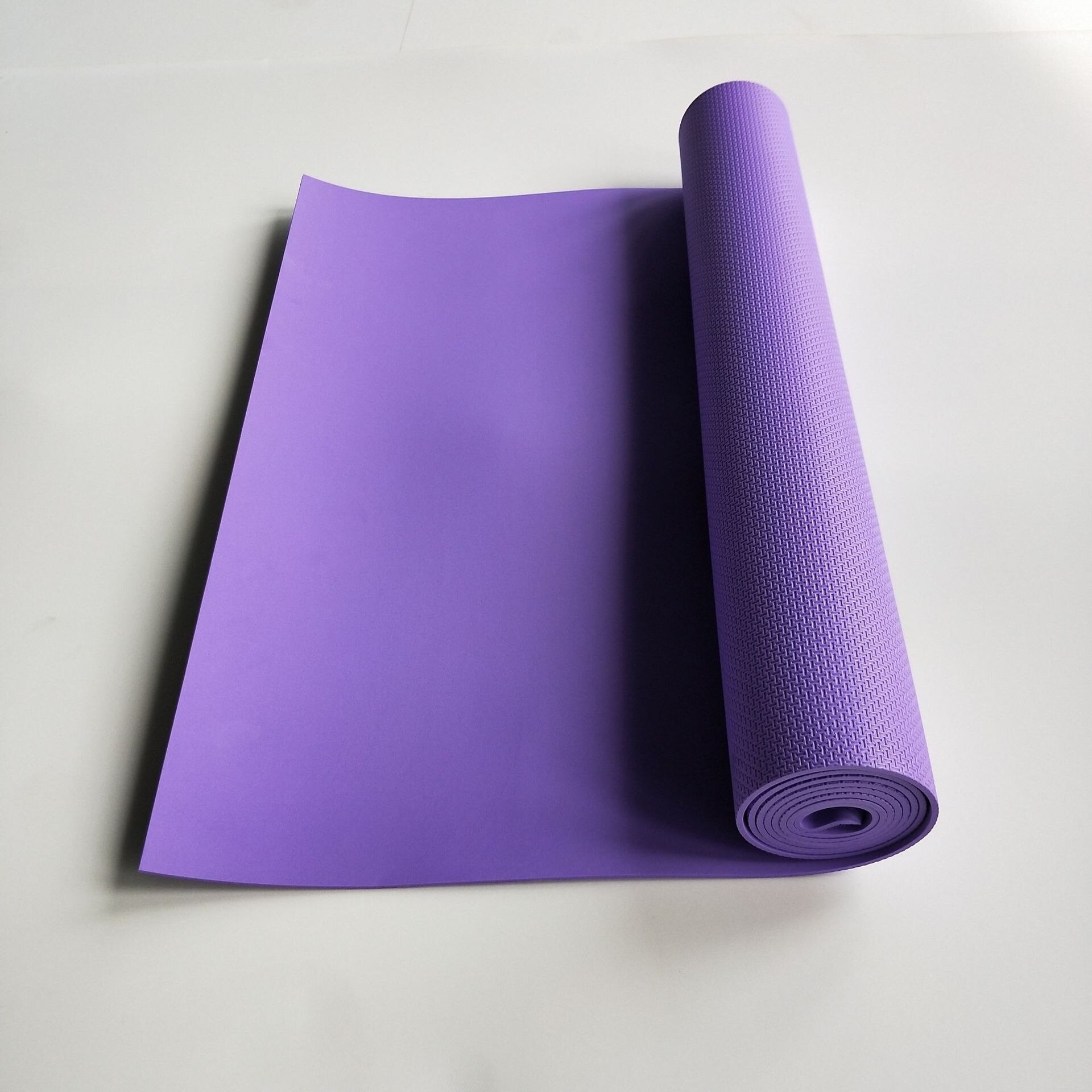 High 173*61*0.4CM EVA Yoga Mat Siesta Mat High Foam Pure Material Yoga Mats Weight Stability Exercise Mat Gym Mat: Purple 