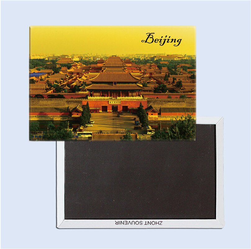 The Forbidden City in Beijing, China tourist souvenirs, Souvenir collection, Magnetic refrigerator magnet, Home decoration25074