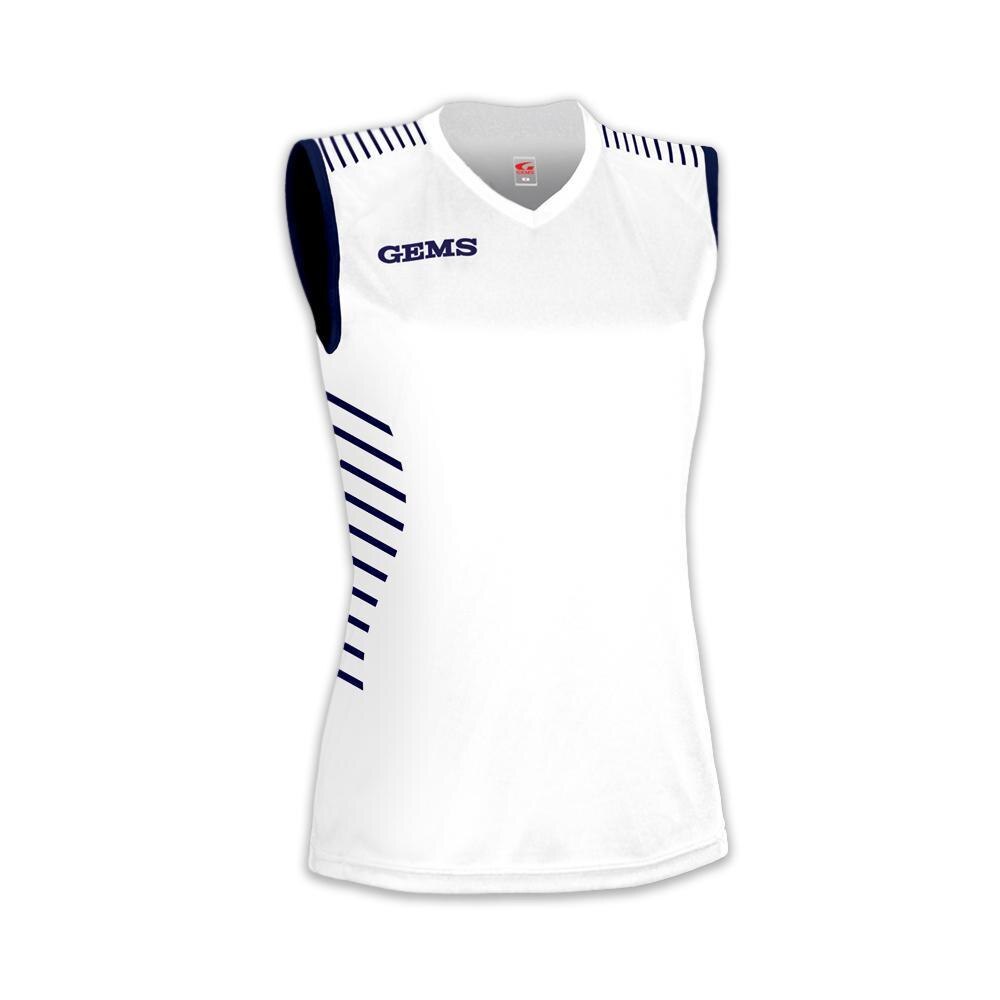 Edelstenen Vrouwen Tank Top Volleybal Virgo Wit