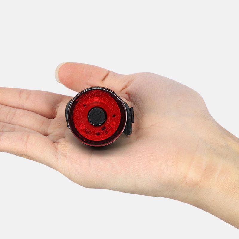 Luz de bicicleta MTB, luz de advertencia de conducción nocturna, tija de sillín, luz trasera, lámpara de luz trasera, linterna, accesorios para bicicleta