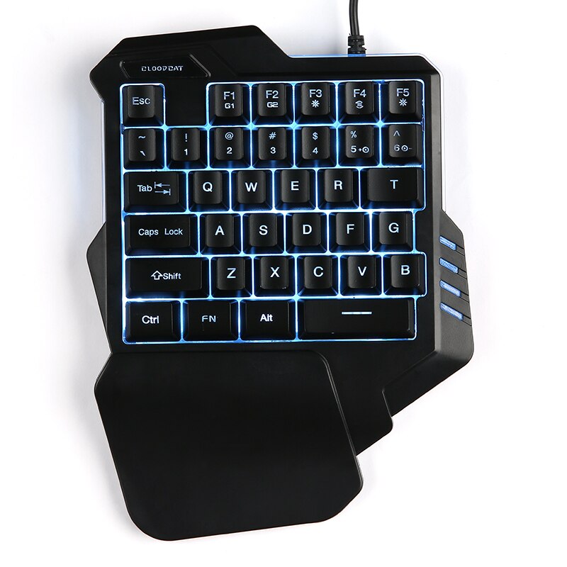 For PS4 Xbox One 1pc RGB Luminous Keyboard Mouse Set Adjustable 3200 DPI Keypad Mice Combos Pohiks