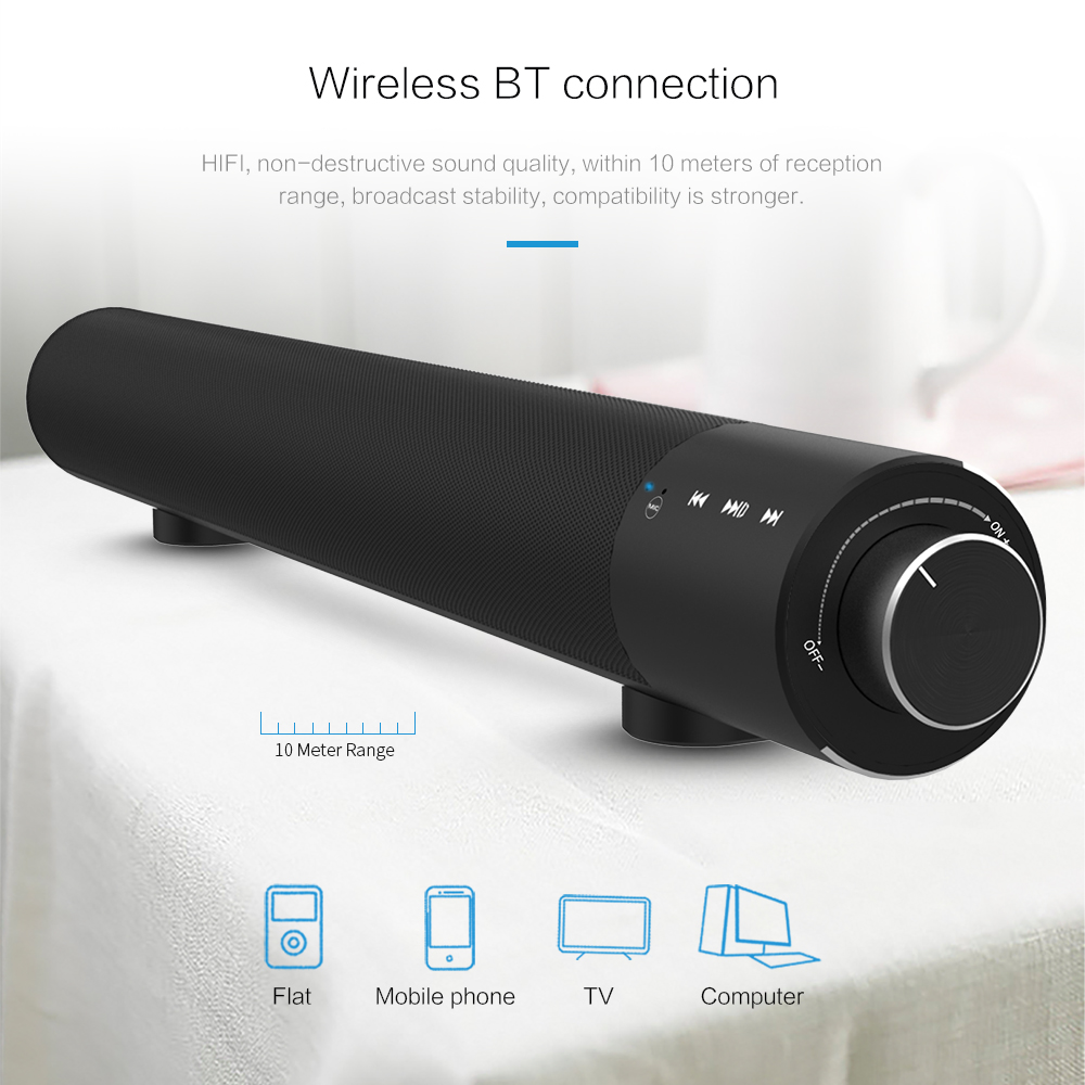 Soundbar Wired And Wireless Bluetooth 4.2 Speaker for TV Soundbar With Subwoofer Wireless Bluetooth Sound Bar For TV laptop