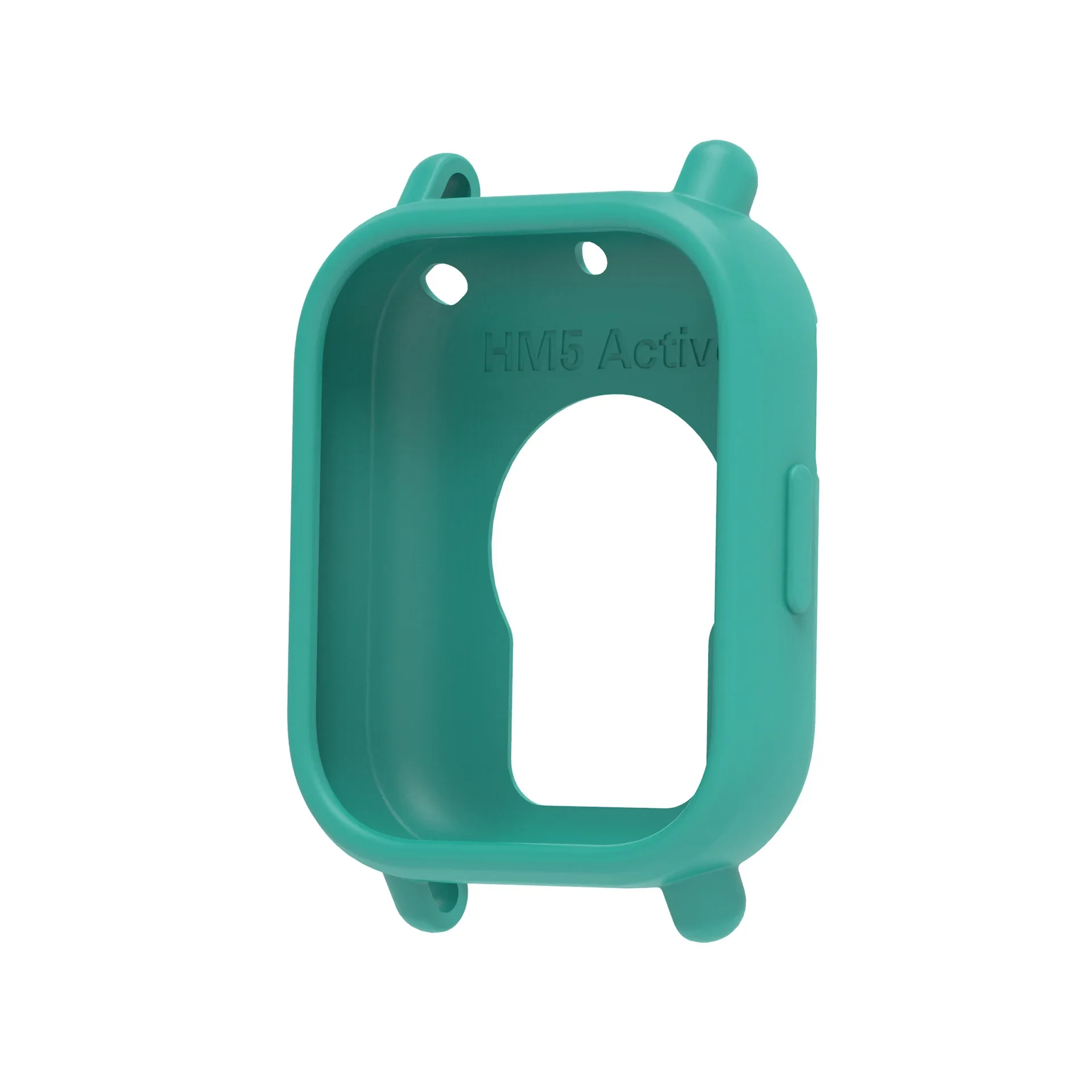 Horlogekast voor Redmi Watch 5 Actieve horlogedecoratie Zachte siliconen hoes voor Redmi Watch 5 Lite Anti-kras beschermende schaal: XXL / Turquoise