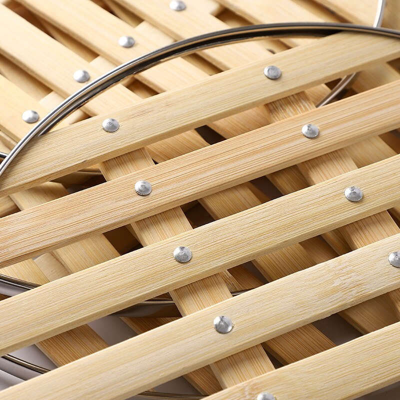 Bamboo grate steamer household steaming grid edge thickening steamed dumplings steamed buns steaming drawer