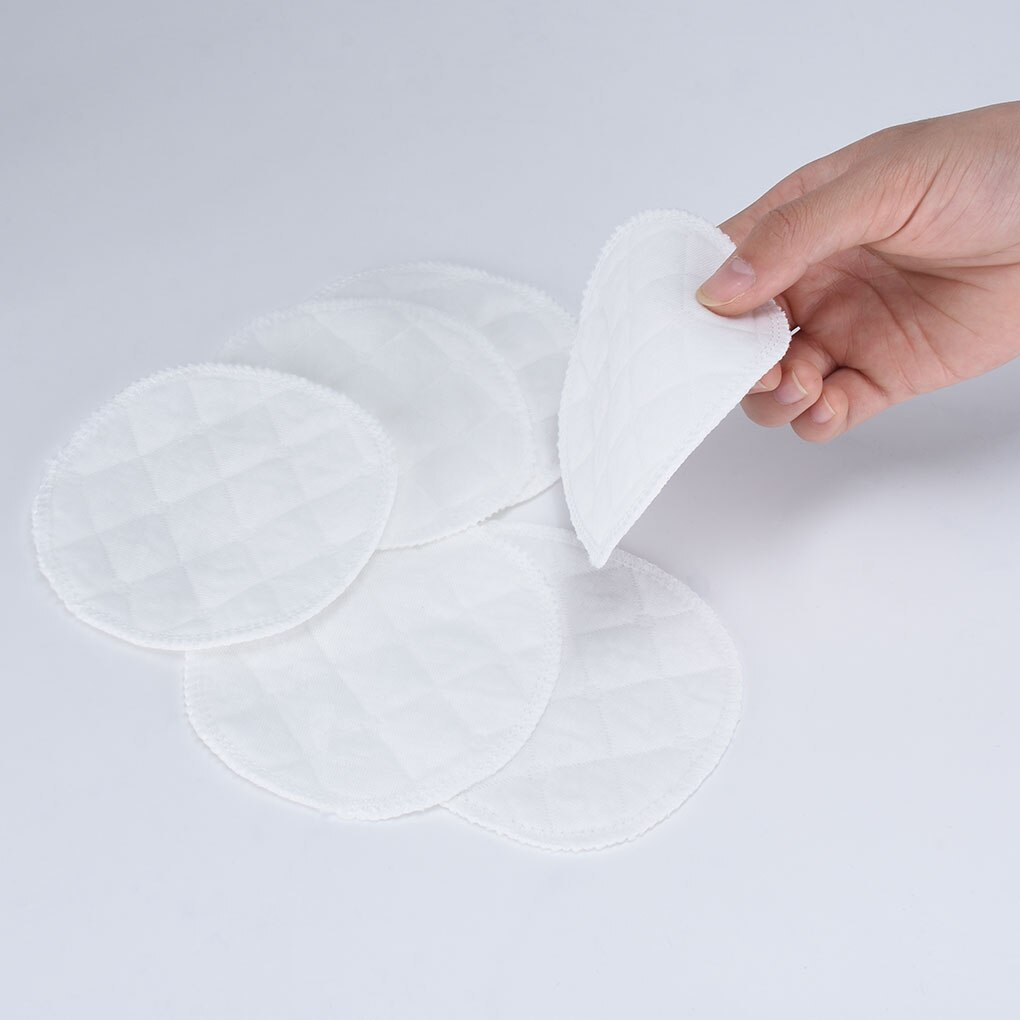 10 Stks/set Drie Lagen Van Ecologische Katoen Wasbare Borstvoeding Pads Verpleging Pads