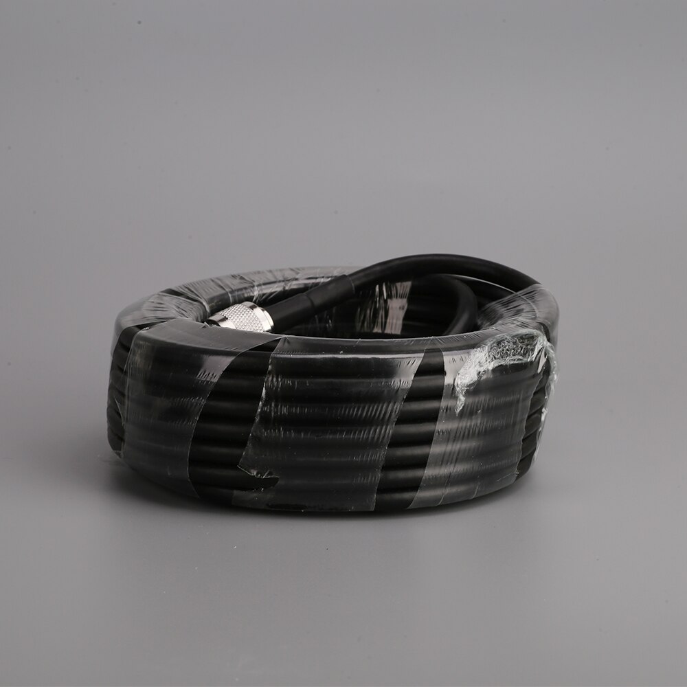 Cable Coaxial RG6 5D para amplificador de señal de teléfono móvil, conector Coaxial de baja pérdida de 50ohm, N, macho a N, 10 metros