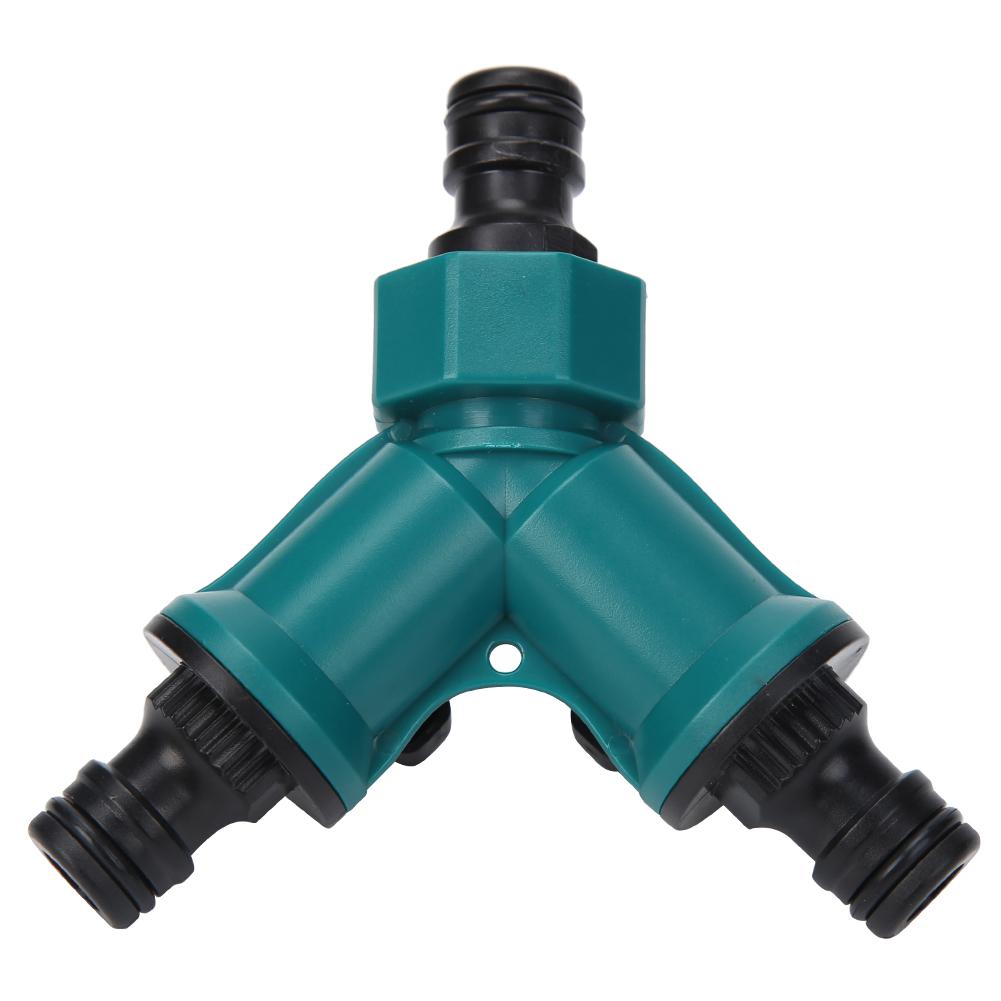 Garden Hose Pipe Splitter Plastic Water Quick Connector Irrigation Tool Pipe Connector water tap adapter hose fitting connection