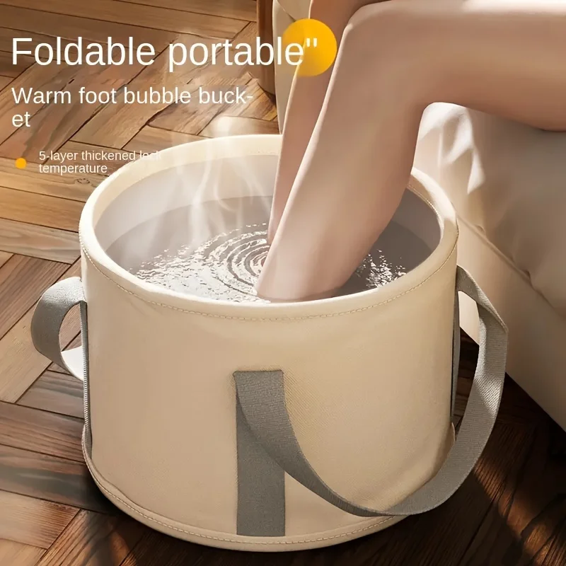 Foldable Home Foot Bath Bucket Massage Foot Wash Leisure Health Bucket Foot Bath Basin Portable Foot Soak Foot Tub
