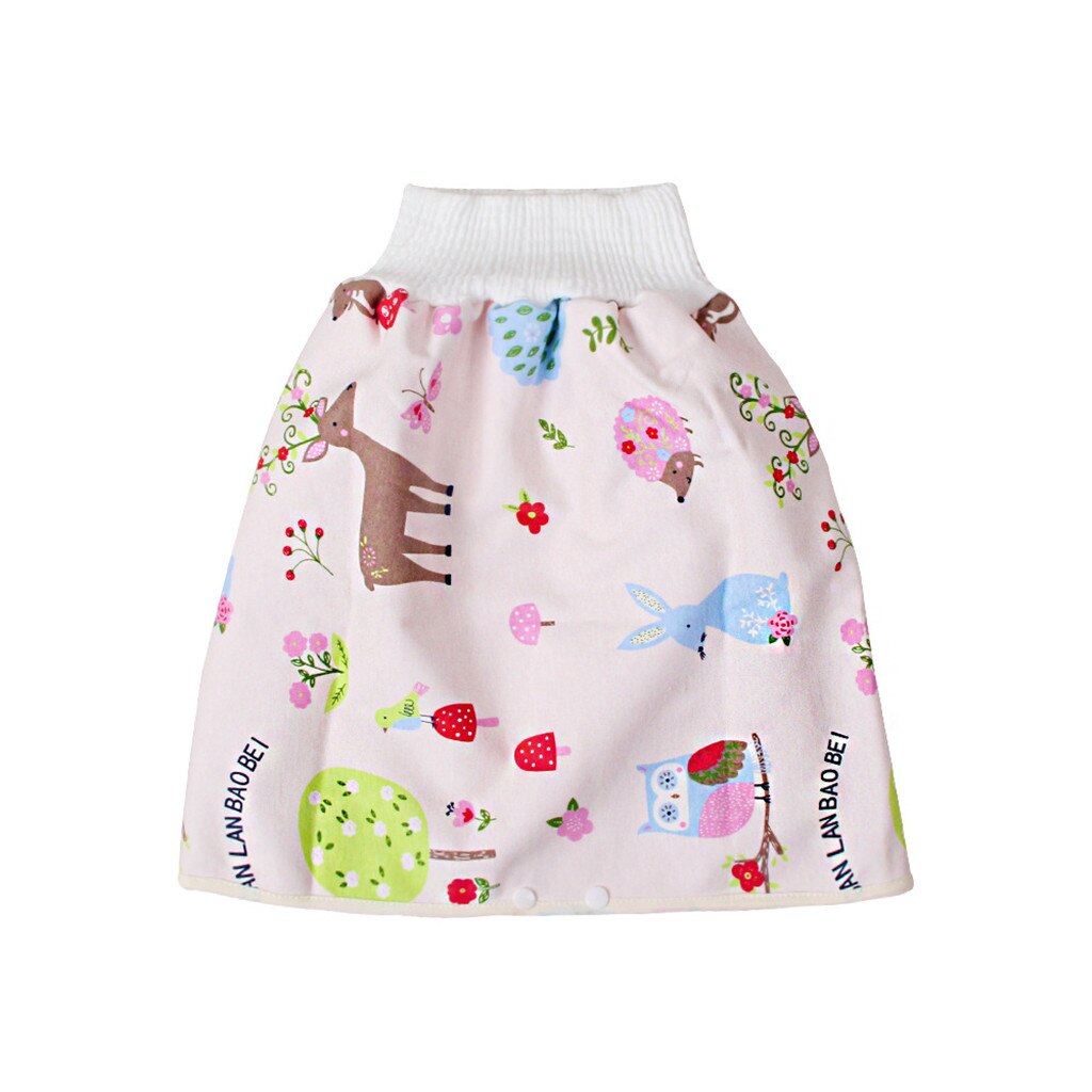 Children Diaper Skirt Comfy Childrens Diaper Skirt Shorts 2 In 1 Waterproof And Absorbent Cloth Diapers Skirt Cartooon #50: A
