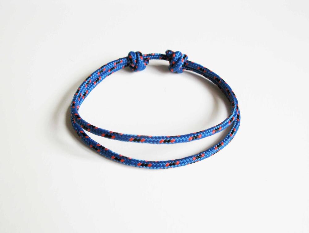 Bracelet paracorde 2mm de survie coloré à noeud réglable rapide: 1