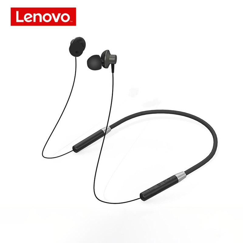 Lenovo Bluetooth Earphones HE05 Wireless Earbuds Magnetic Neckband Earphone Waterproof Sport Headset with Mic Noise Cancelling