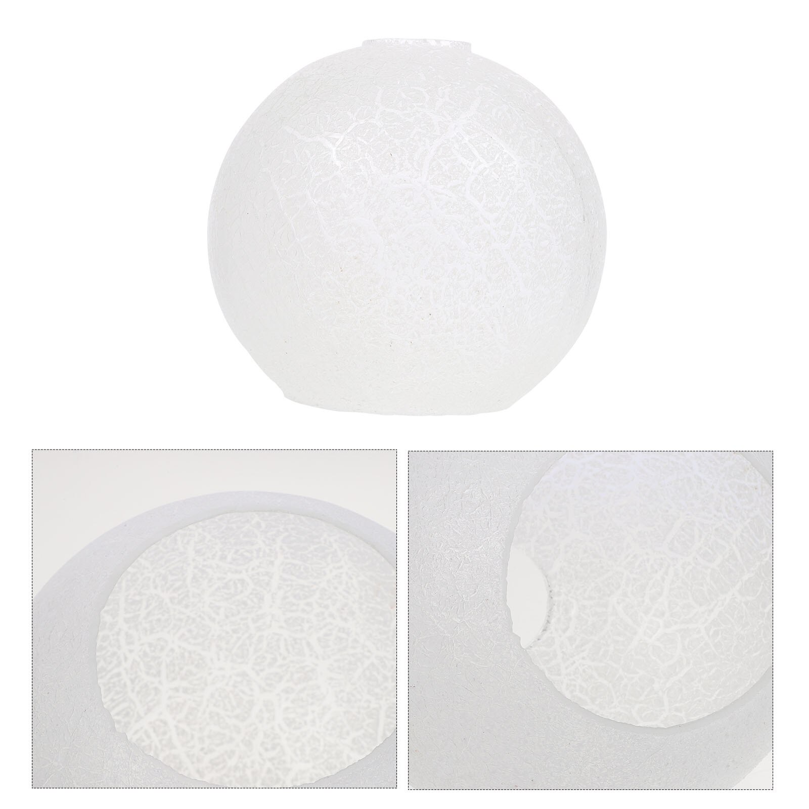 Glass Lamp Shade Texture Ceiling Light Globe Replacement Indoor Light Cover: Default Title