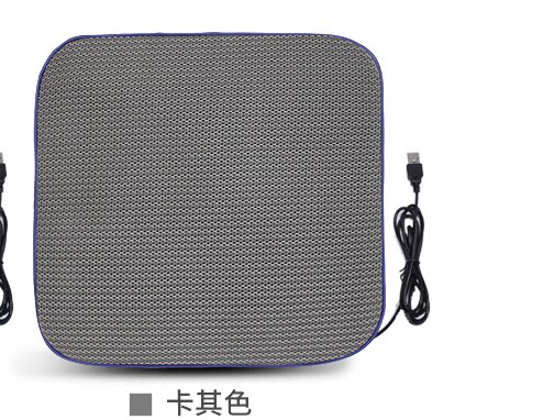 Cojín de ventilador de aire para asiento de coche, almohadilla de ventilación, USB, para silla de oficina: 2