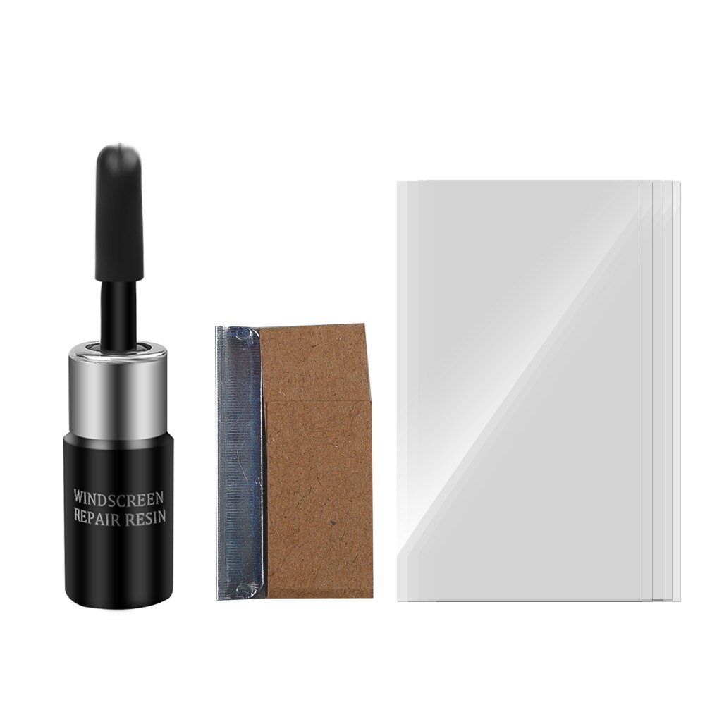 Reparatiegereedschap voorruit reparatieset diy autoruit glas krassen barsten herstellen autoruit polijsten hars sealer kit: Een fles