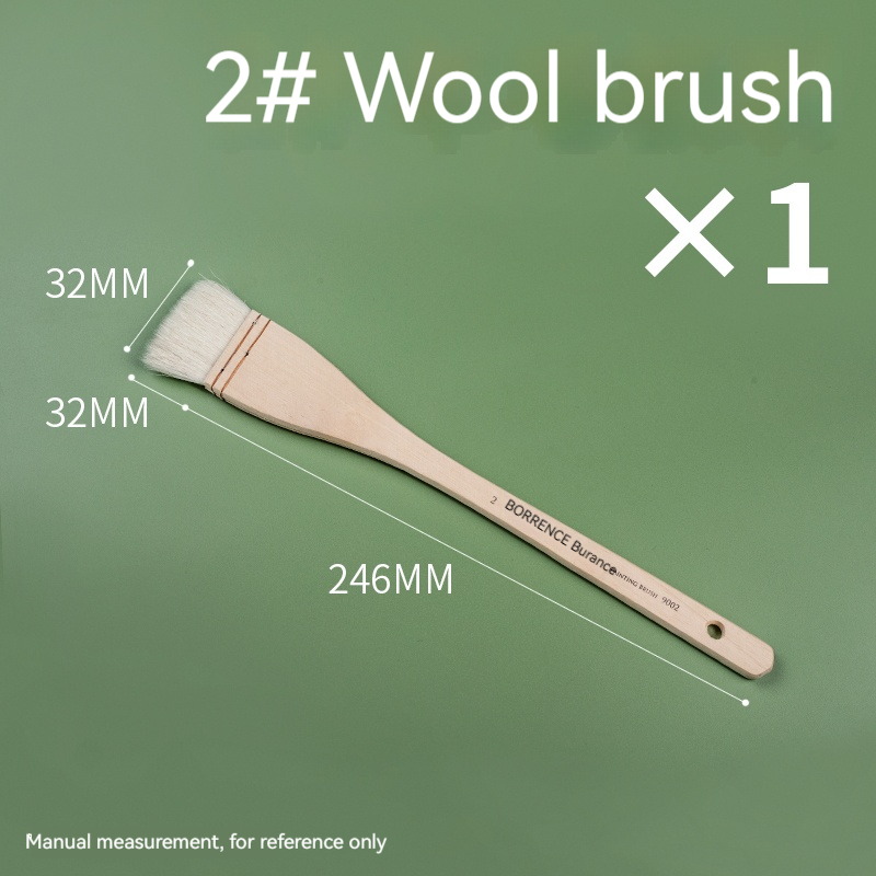 Brush Pen 1/2/3pc set Memory Nylon Penselen Set voor Acryl Olie Tekening Aquarel Houten Schilderij Penseel Gereedschap Kunstbenodigdheden: YELLOW