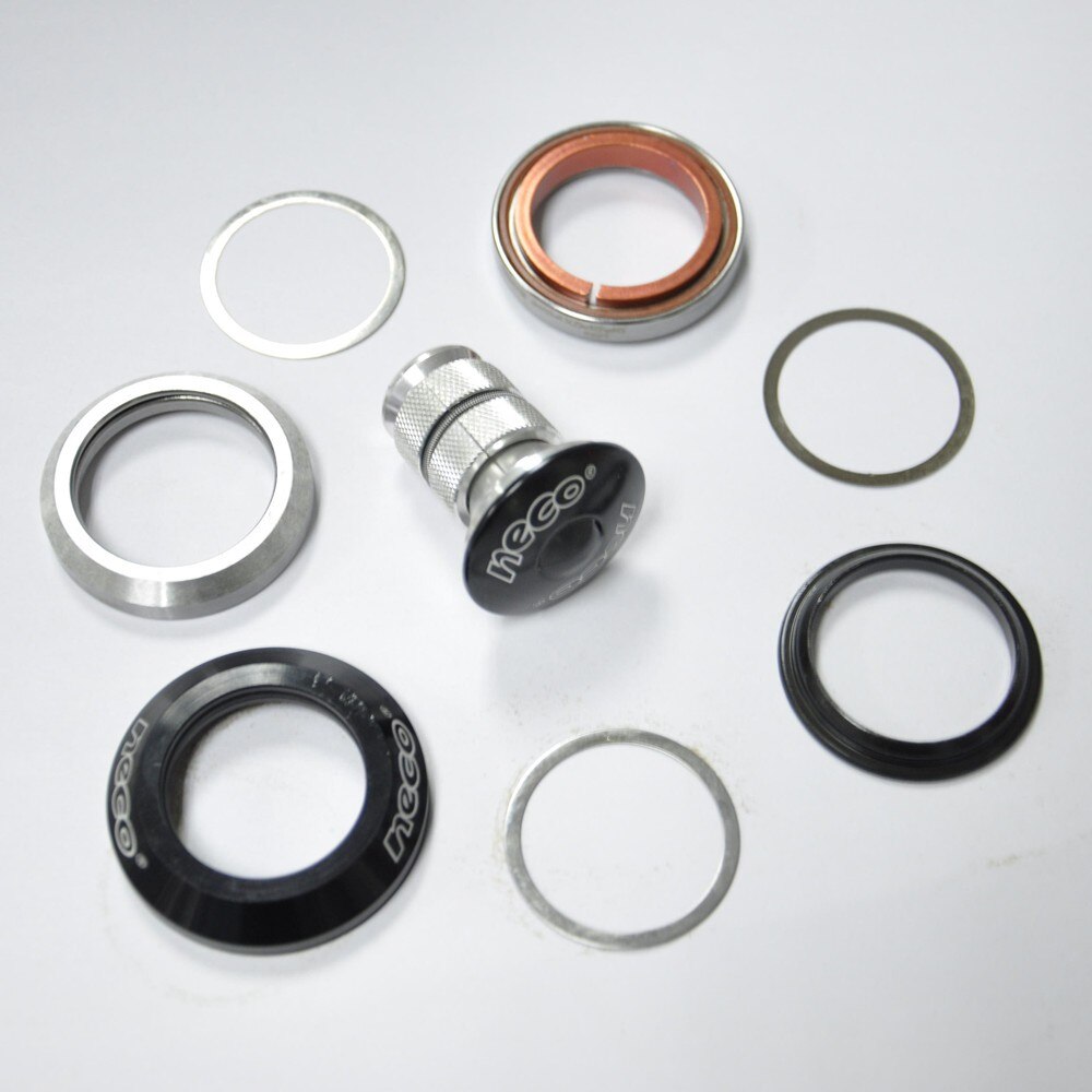 Neco headset 1-1/8 "  to 1-1/2 " road bjergtidscykler tilspidsede frontgaffel styretelefoner!