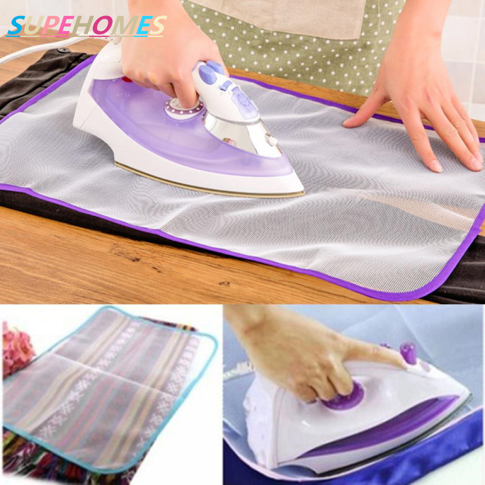 1PC Mesh Fabric Ironing Board Cover Protective Press Iron Folding For Ironing Cloth Guard Protect Delicate Garment Clothes