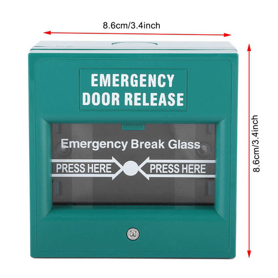 Emergency Button Exit Door Release Fire Alarm Button Home Security Door Break Switch Button Urgent Button Release Swith