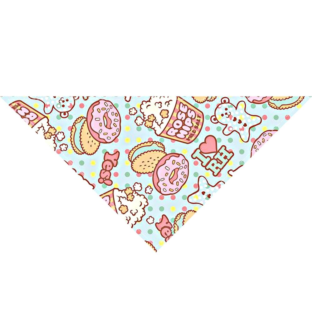 animal de compagnie chien chat Bandana collier foulard Triangle cou écharpe salive mignon dessin animé modèle doux tissu accessoires pour animaux de compagnie fournitures: Style 6 / S