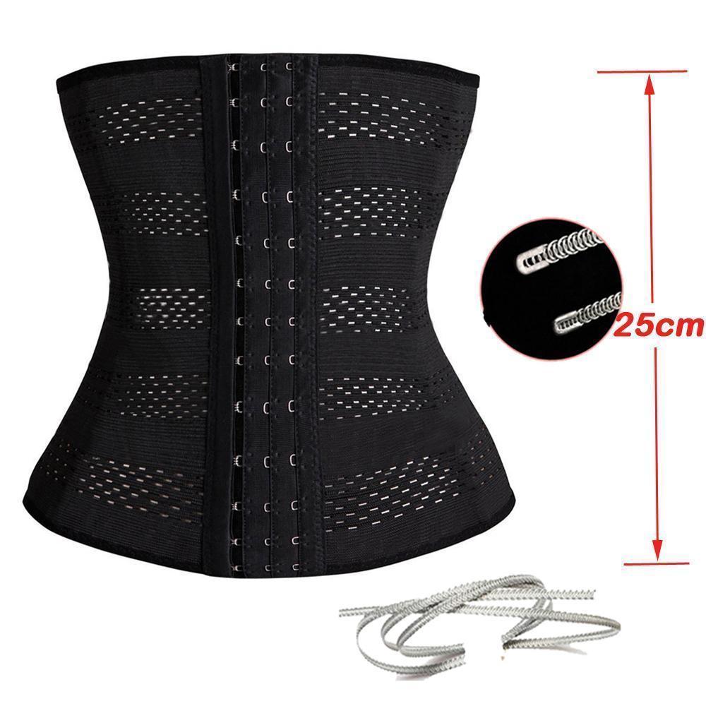 Midjeformare korsett midja tränare bälte stål ben modellering rem midja cincher gördel bälte smal shapewear dam korsett