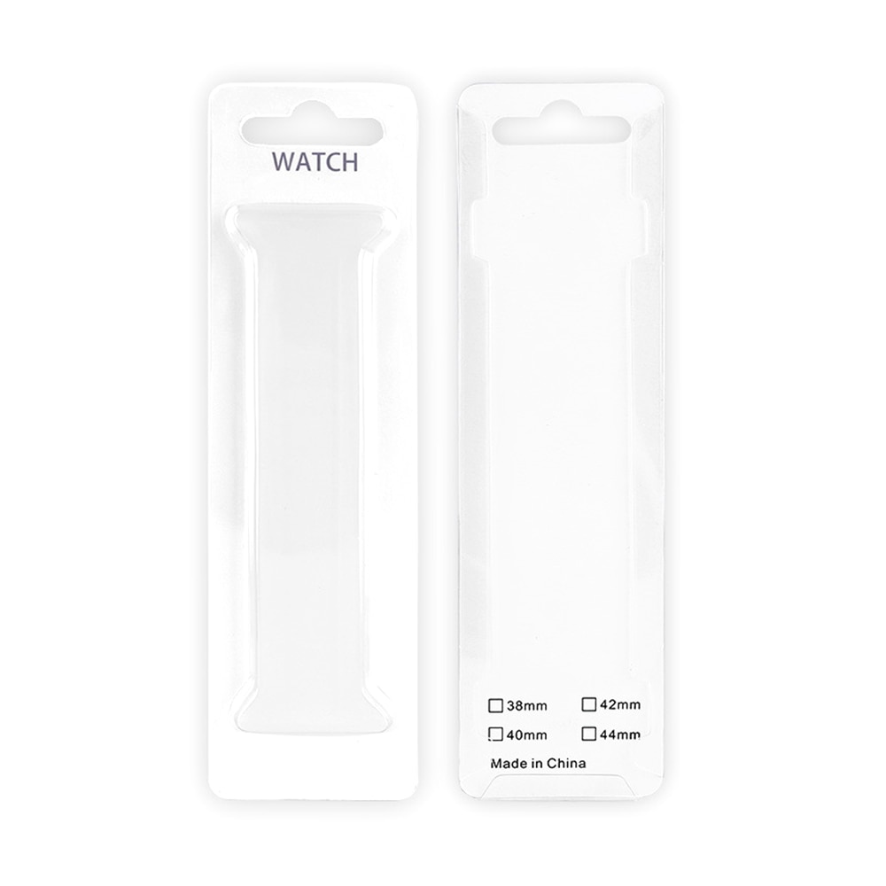 Caja de embalaje para Apple Watch, paquete de correa de cuero/silicona/nailon, estilo Simple Mini, 20 Uds.