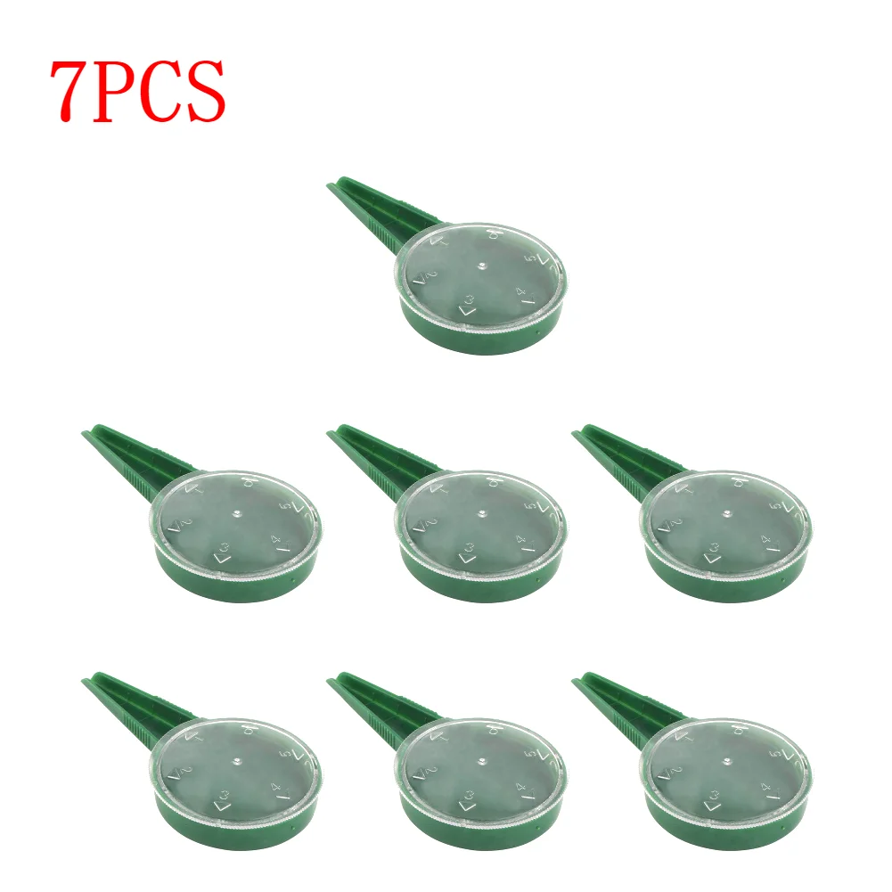 1-10PCS Plant Seed Sower 5 File Adjustable Planter Multifunctional Handheld Gardening Planter Sower Garden Planting Sowing Tool: green