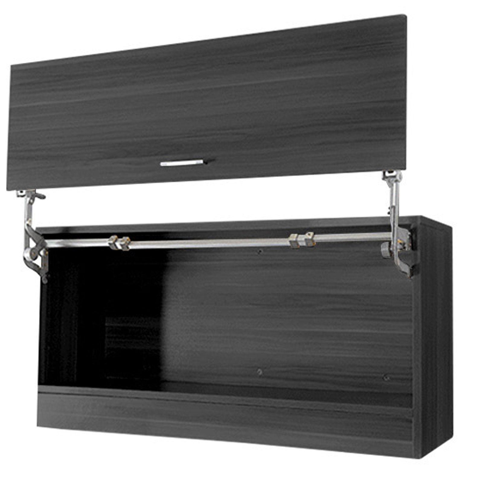 Kit de bisagras para puertas de gabinete, elevación oscilante Vertical, se puede instalar fácilmente para gabinete, palanca neumática de 23,6-35,4 pulgadas de ancho