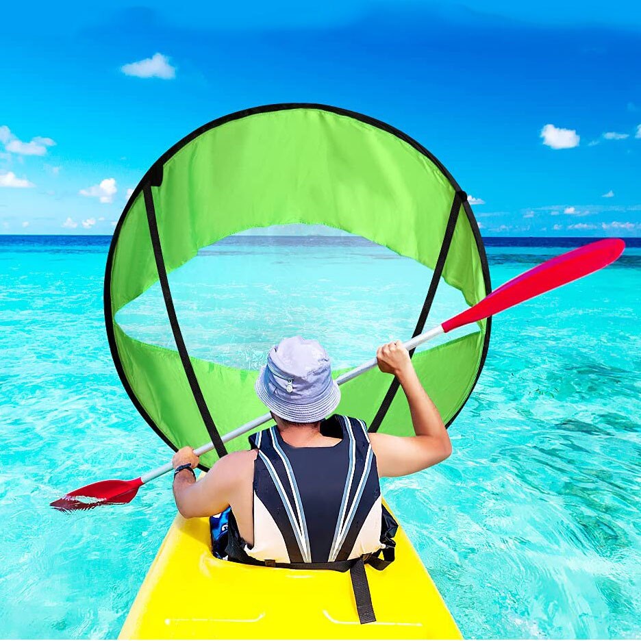 Planche à pagaie pliable pour Kayak, bateau à rames, bateau à pagaie, bateau à aubes, fenêtre à vent, 42 pouces