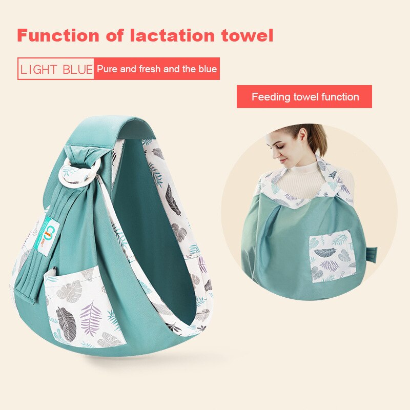 Bæresele slynge nyfødt slynge ammebetræk baby wrap skyggeposer spædbørn ammebetræk bæresele mesh stof: Sæt 3