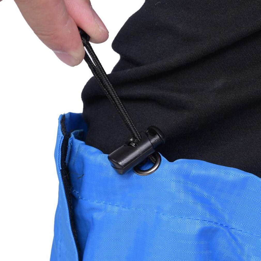 Waterproof Breathable 1 Pair Black Waterproof Hiking Climbing Legging Gaiters Leg Covers Small Size Prevent Snow Sand Mosquitoe