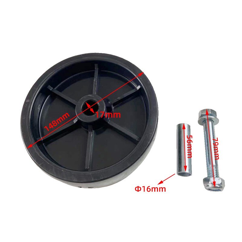 Ego trailer reservedele jockey wheel 6 " udskiftningshjul sæt til trailer donkraft 1200 lbs trailer dele