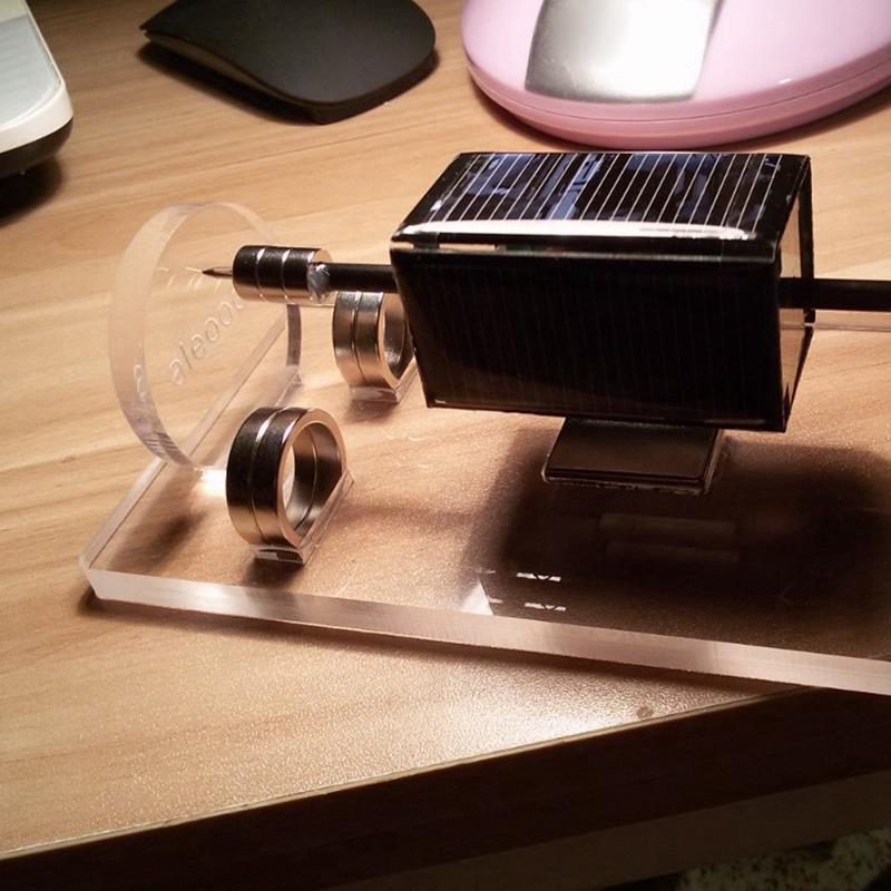 Solar Magnetic Levitation Model Levitating Mendocino Motor Educational Model St41