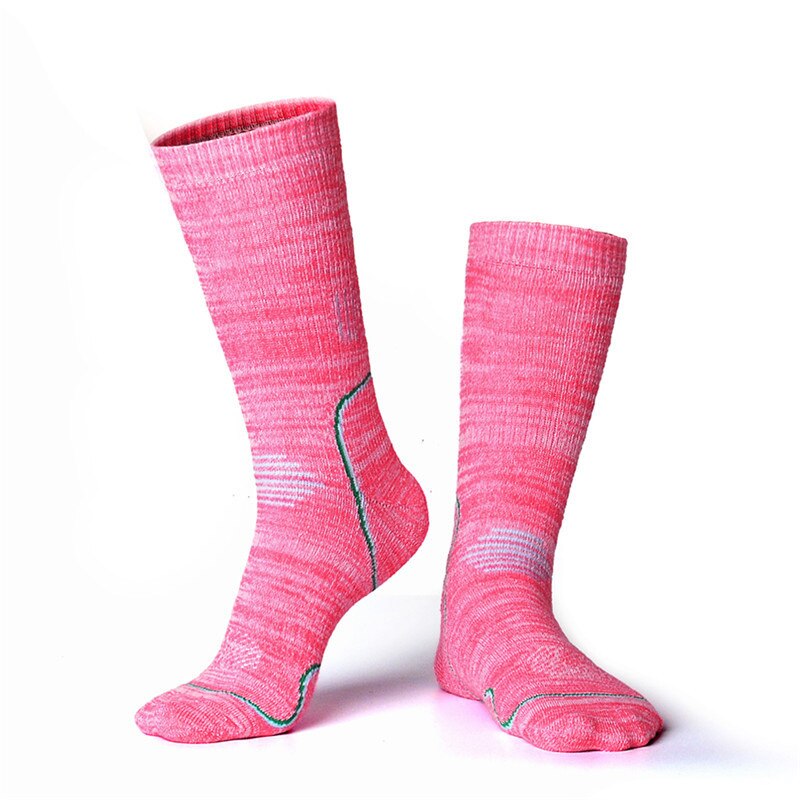 Mężczyźni kobiety zimowe bawełniane odkryte termiczne skarpety sportowe na Camping piesze wycieczki Ski Snowboard deskorolka kolarstwo Trekking Thermosocks: color 6 / L