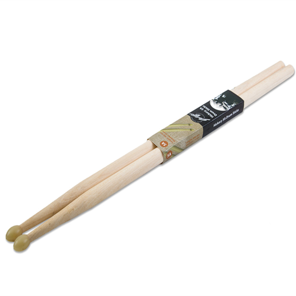 Baquetas de madera de arce 5A 7A, estante de batería electrónica, baquetas con punta de nailon, palos musicales, piezas de instrumentos de percusión, 1 par