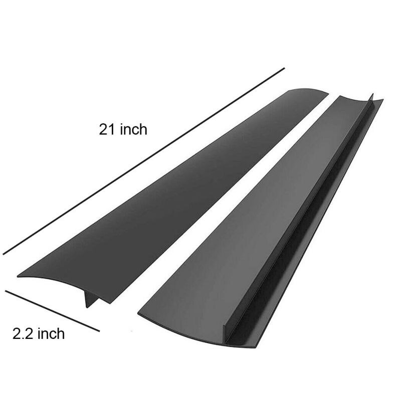 Kitchen Silicone Stove Gap Cover, Easy-to-clean Heat-resistant Gap Filler, Sealed Counter,Stovetop,Oven,Washer Dryer(21/25 Inch): E