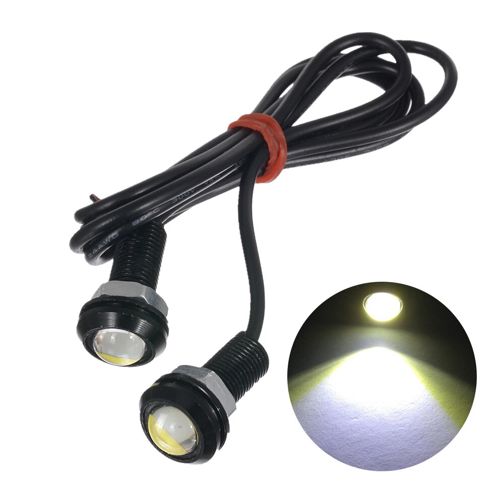 9W Eagle Eye Lamp Daglicht Led Drl Fog Dagrijverlichting Auto Licht Achterlicht: White