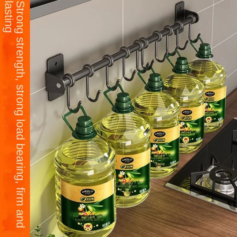 Keuken Haak Rek Rvs Muur Planken Opberggerei Houder Keuken Accessoires Organizer Muur Opbergrek Geen Punch